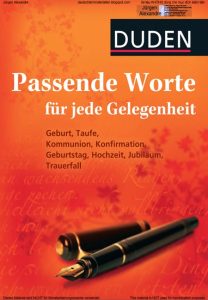 Passende Worte für jede Gelegenheit