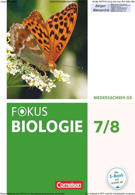 Fokus Biologie 7._8. Schuljahr. Schülerbuch Niedersachsen